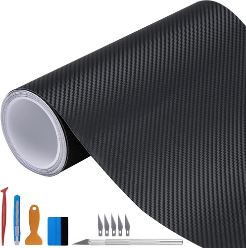Carbon autofolie matt schwarz - carbon,